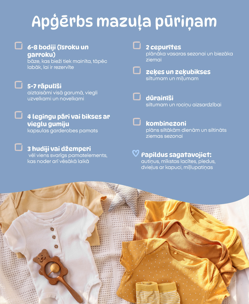 Apģērbs mazuļa pūriņam 