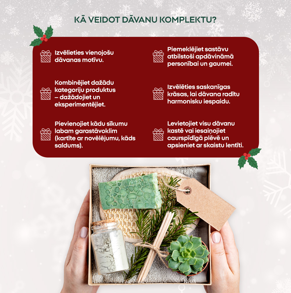 Kā veidot dāvanu komplektu?